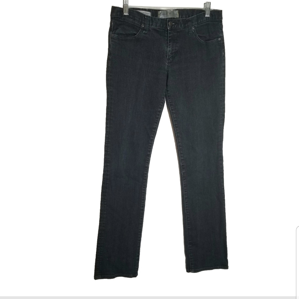 Paper Denim & Cloth Jeans Women's 29 Sienna Low Rise Straight Leg Dark Wash